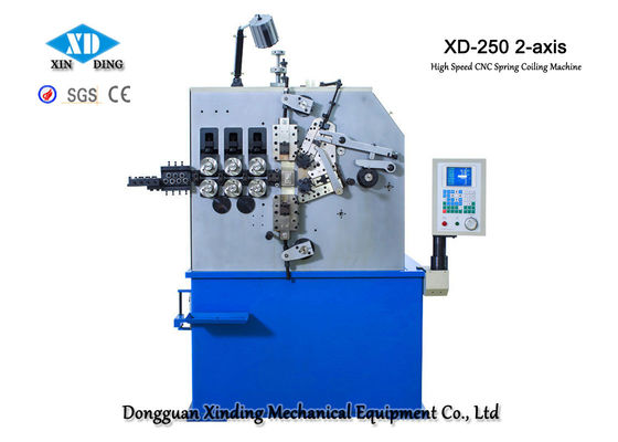 XD-250 2-एक्सिस स्प्रिंग कोइलिंग मशीन का उत्पादन 2.0 मिमी से 5.0 मिमी संपीड़न स्प्रिंग्स