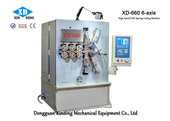 स्प्रिंग्स बनाने के लिए XD-660 6-Axis हाई स्पीड सीएनसी स्प्रिंग कोइलिंग मशीन