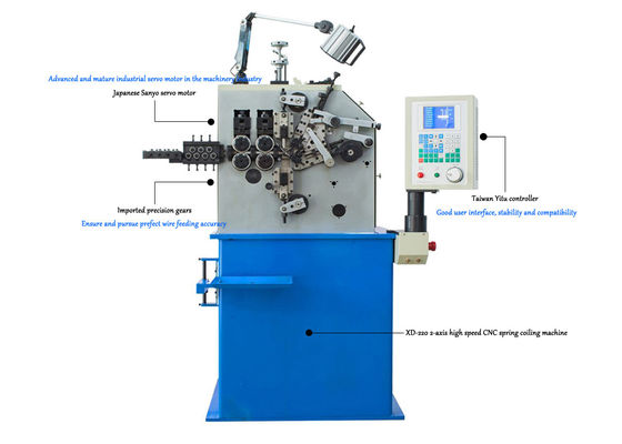 XD-220 Making Various Precision Compression springs Within Wire Dia 0.5 - 2.0mm